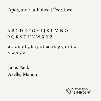 Collier Arbre de Vie Prénom Famille Personnalisé
