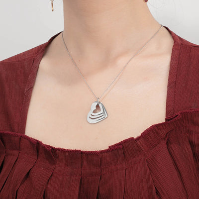 Collier Coeur de Famille Personnalisé