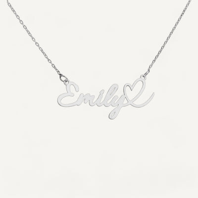 Collier Personnalisé Prénom Femme Coeur