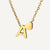 Collier Initiale Coeur Simple