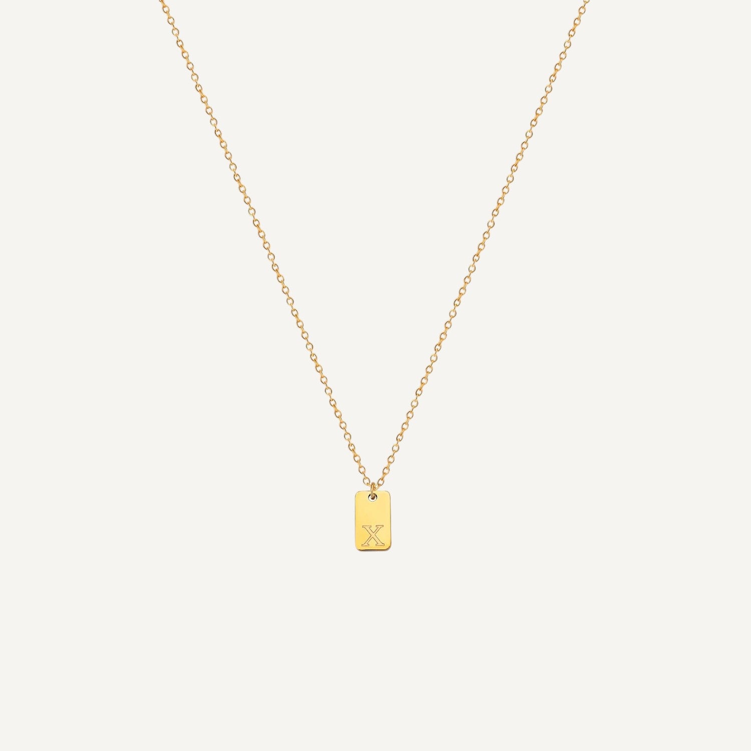 Collier Initial Femme